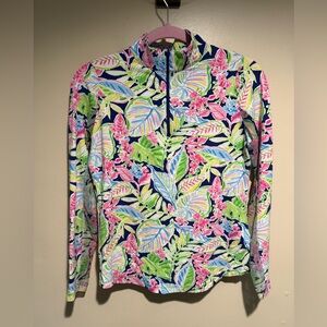 IBKUL Sonika Long Sleeve 1/4 Zip UPF 50+ Icefil Cooling Shirt Women’s XS